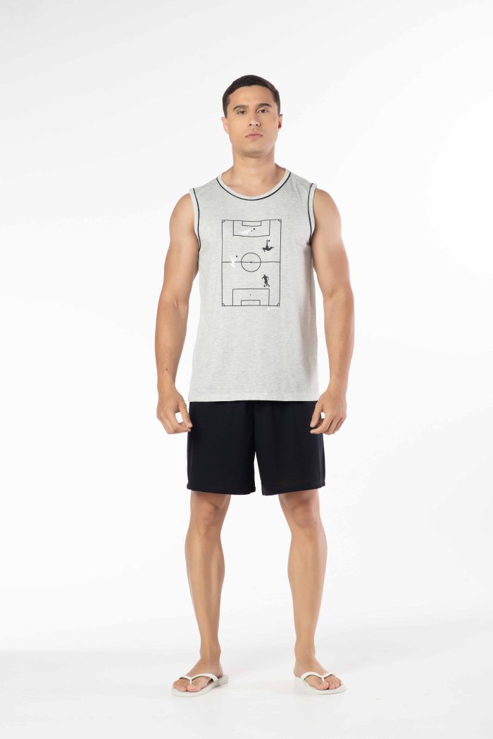 2539 PIJAMA MASCULINO  REGATA  CAMPO