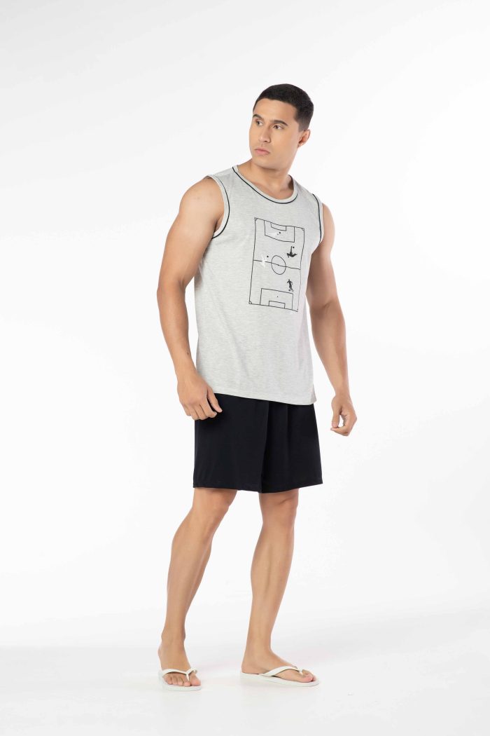 2539 PIJAMA MASCULINO  REGATA  CAMPO - Imagem 3